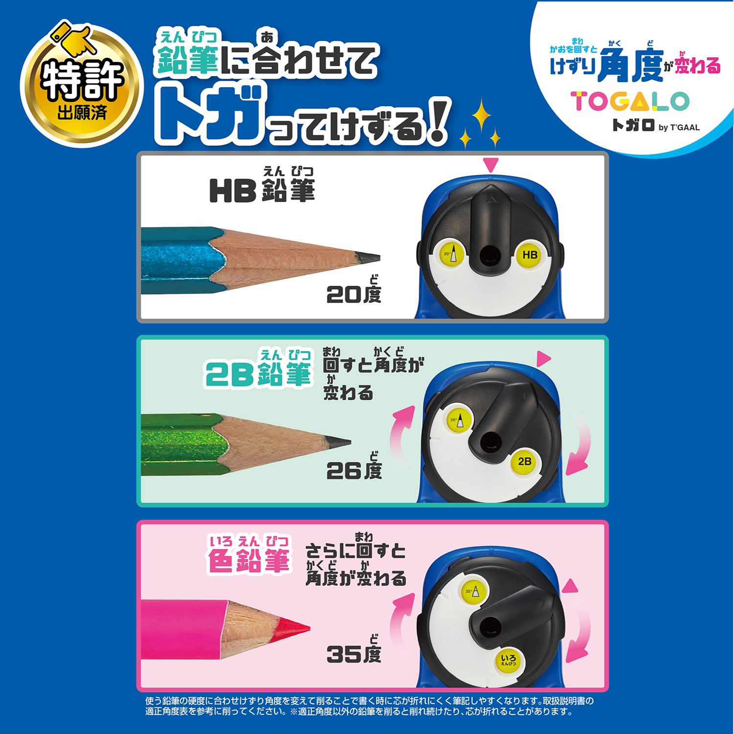 鉛筆けずり トガロ – クツワ株式会社 -KUTSUWA-